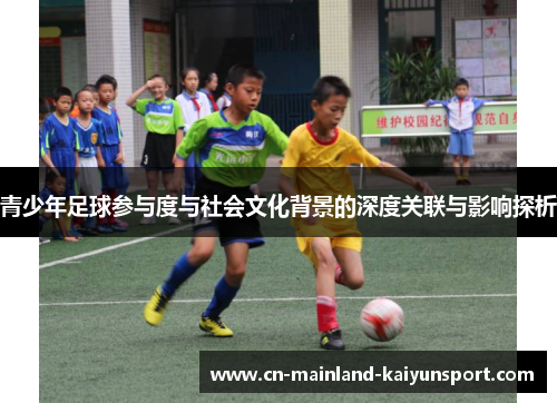 青少年足球参与度与社会文化背景的深度关联与影响探析 青少年足球参与度与社会文化背景的深度关联与影响探析